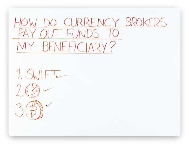 how-do-currency-brokers-pay-out-funds-to-my-beneficiary