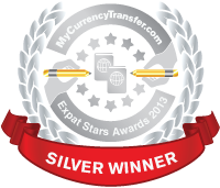 Silver Winner - MyCurrencyTransfer.com's Expat Stars Awards 2013